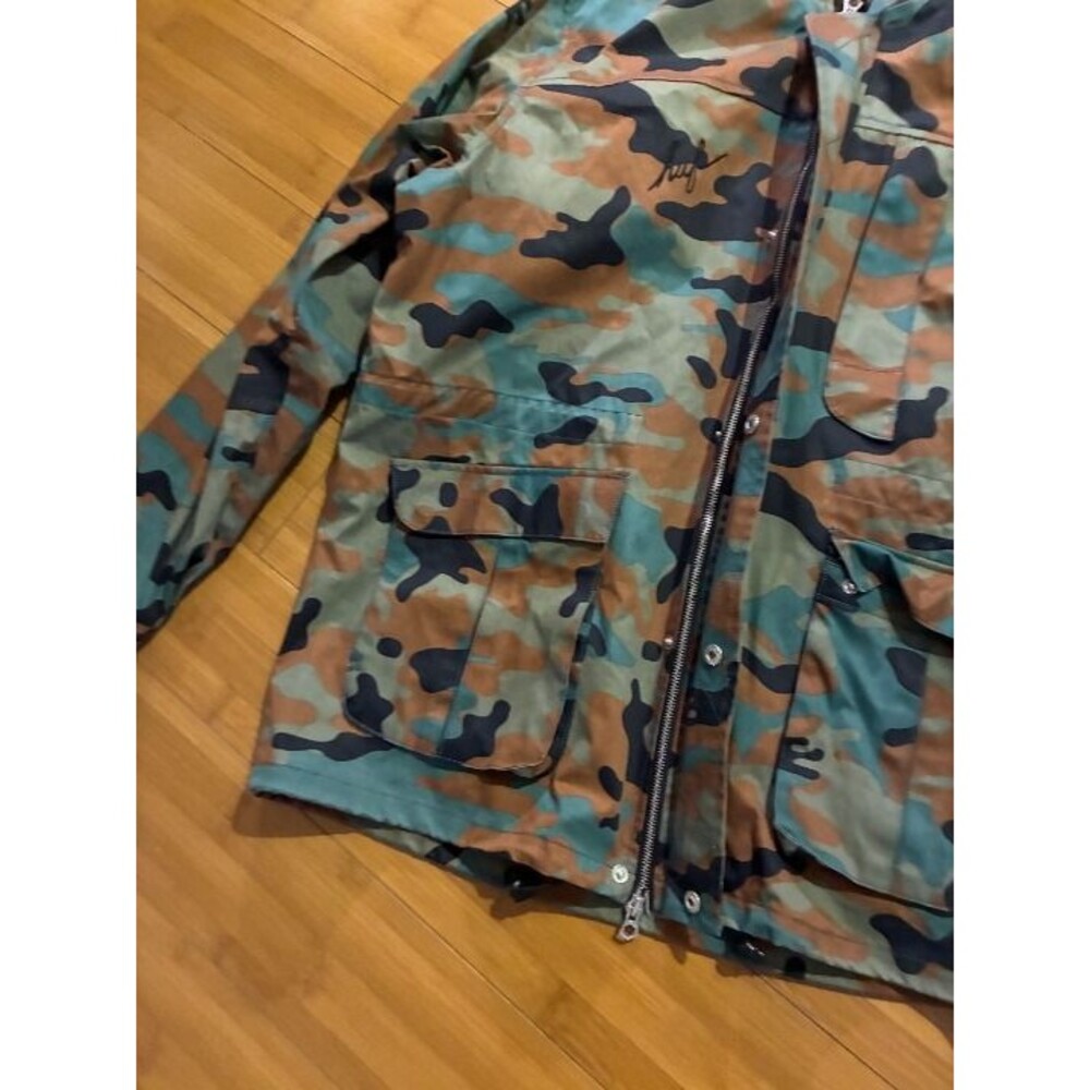 HUF Skateboarding Camo Camouflage Jacket Men's XL - Picture 2 of 6